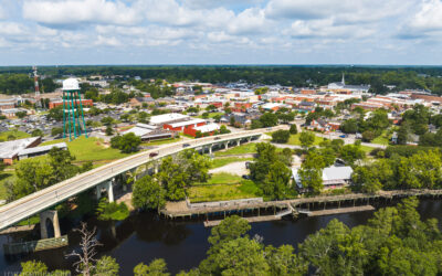 Aerial Photo of Downtown Conway, SC